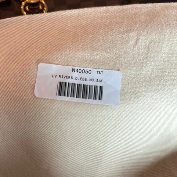 Louis Vuitton Riverside Damier Ebene Satchel Shoulder Bag - Picture 14 of 17